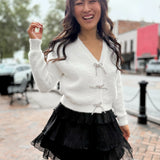 Nightfall Pleats Mini Skirt