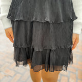 Nightfall Pleats Mini Skirt