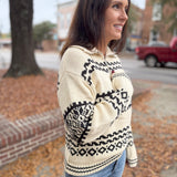 Winter's Night Half Zip Sweater