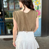 Sepia Sky Bubble Top