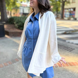 Alessia Shawl Collar Open Coat