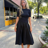 Midnight Muse Knit Midi Dress