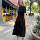 Midnight Muse Knit Midi Dress