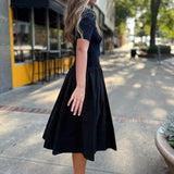 Midnight Muse Knit Midi Dress