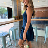 Cowgirl Charm Denim Mini Dress