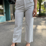 Charlotte High-Rise Wide-Leg with Raw Hem