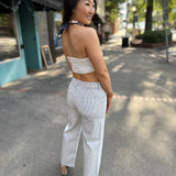 Charlotte High-Rise Wide-Leg with Raw Hem