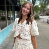 Sivan Cream Blouse