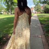 Via Midi Dress - Creamsicle Combo Eve