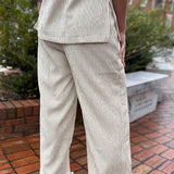 Skyline Striped Wide-Leg Pants