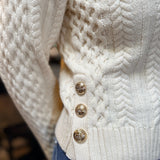 Ivory Cable Knit Sweater