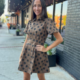 Polka Dot Utility Dress
