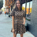 Polka Dot Utility Dress