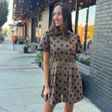 Polka Dot Utility Dress