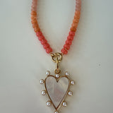 Hot Pink Clover Pop Necklace