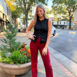 Sutton High Waist Classic Straight Leg Jeans