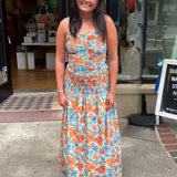 Marigold Sky Smocked Maxi Dress