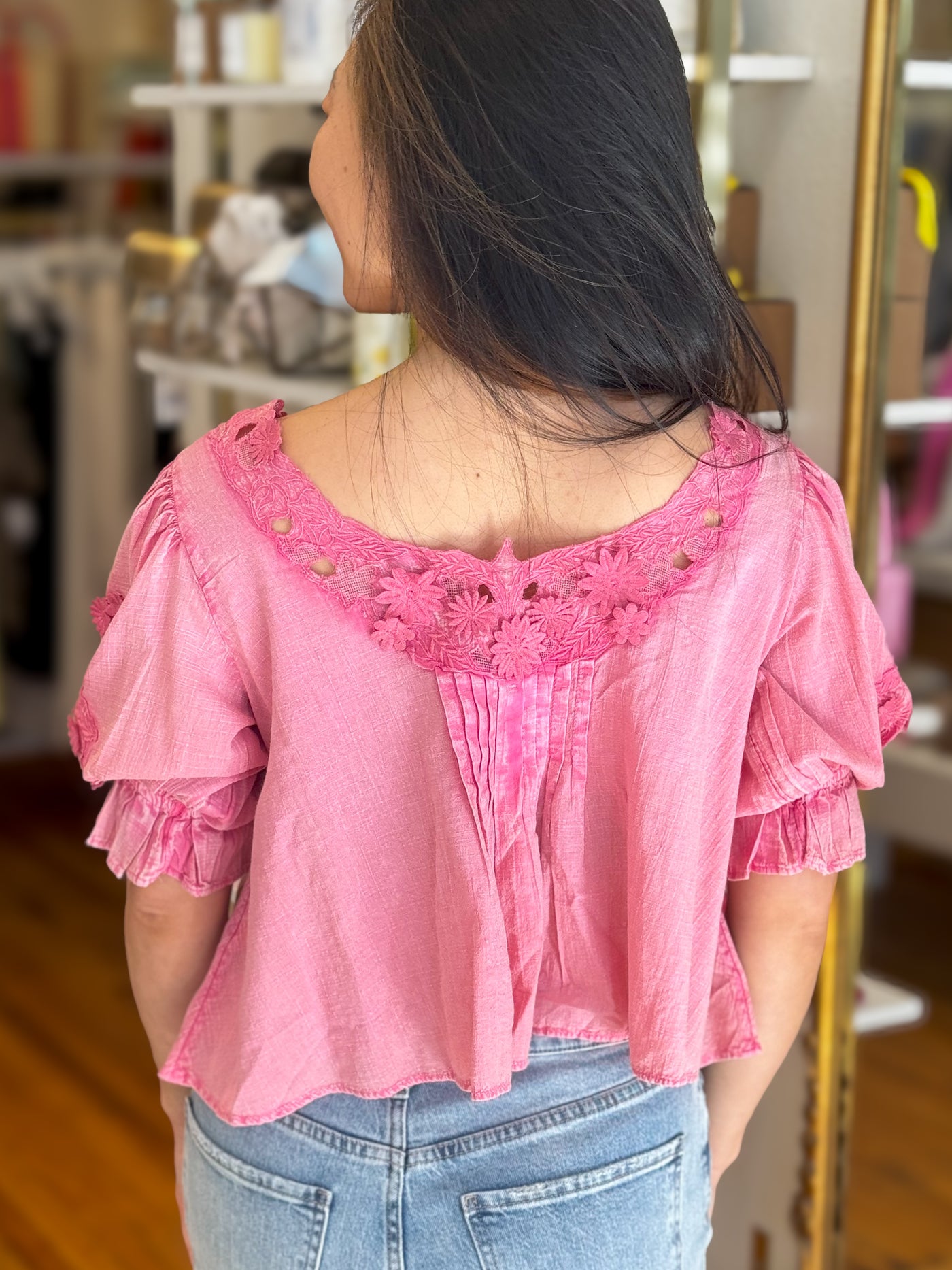 Sophie Embroidered Top