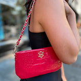 Livi Crossbody Red Patent