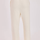 Ivory Relaxed Stay Wide Leg Sweatpants