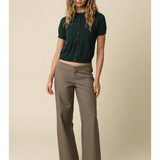 Everly Short Sleeve Wool Blend Knit Cardigan
