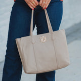 Heath Tote Bag in Taupe