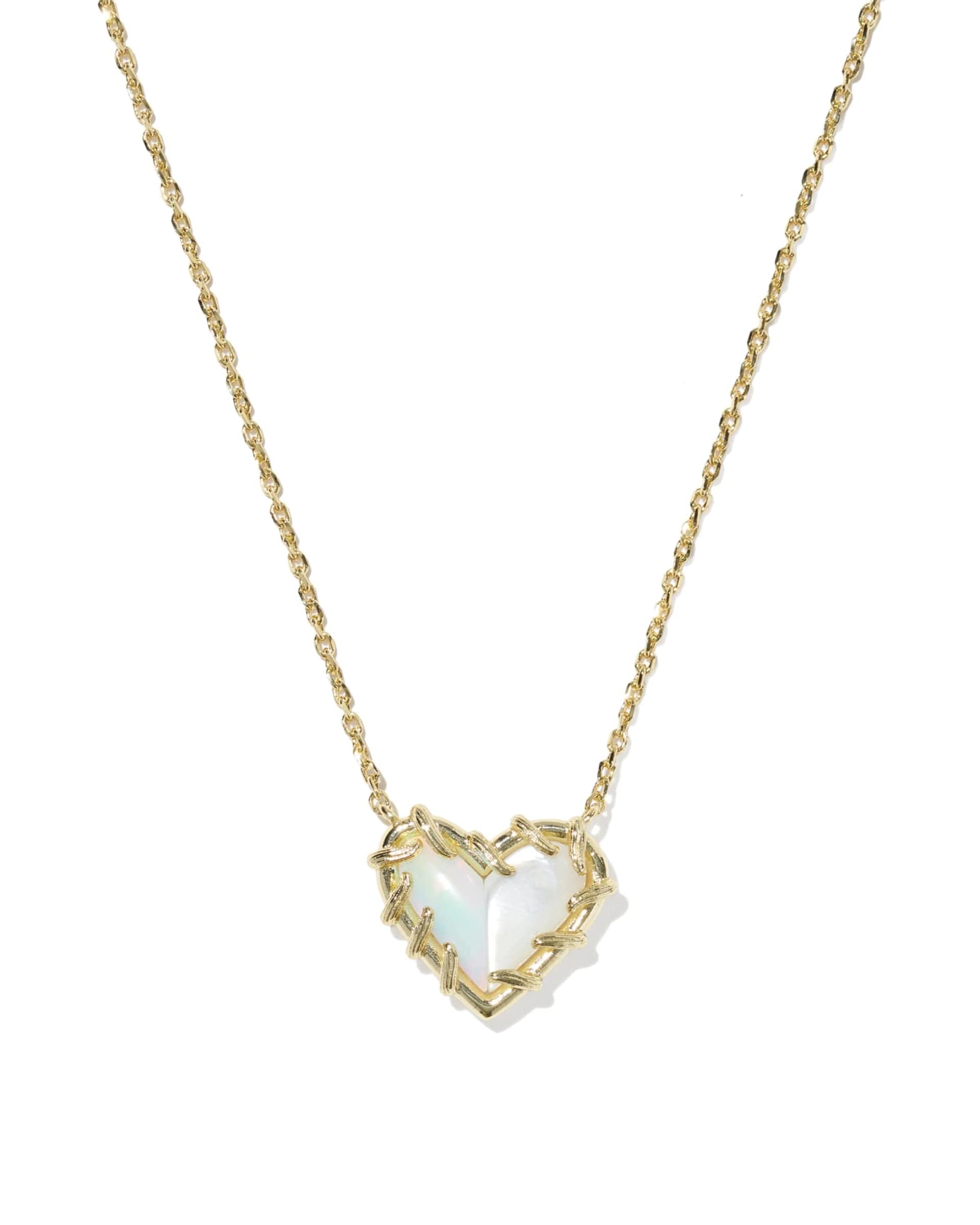 Dolly Parton Patchwork Ari Heart Short Pendant Necklace – Firefly