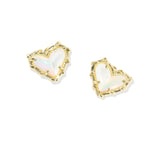Dolly Parton Patchwork Ari Heart Stud Earrings