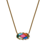 Dolly Parton Patchwork Elisa Short Pendant Necklace