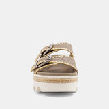 Laura Sandal - Gold Woven