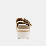 Laura Sandal - Gold Woven