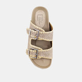 Laura Sandal - Gold Woven