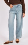 Light Wash Glimmer Embellished Denim Pant