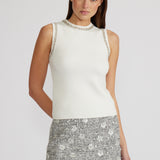 Giana Crystal Trim Top