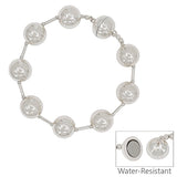 Silver Bold Magnet Bracelet