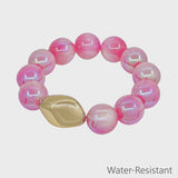 Blush Luxe Chunky Beaded Bracelet