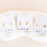 Screwback Stud Earrings - Millie Heart
