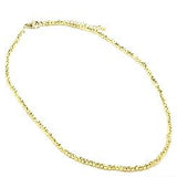 Stainless Steel 3MM Beaded 16"-18" Necklace