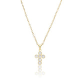 Radiant Faith Waterproof Cross Necklace