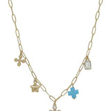 Water Resistant Celestial Spirit Charm Necklace