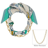 Versatile Chic Scarf & Chain Necklace