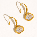 Maeve Oval CZ Drop Earrings