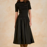 Midnight Muse Knit Midi Dress