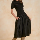 Midnight Muse Knit Midi Dress