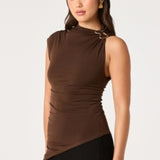 Mindy Top - Brown