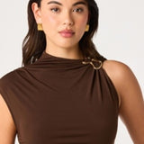 Mindy Top - Brown
