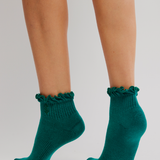Movement Classic Ruffle Socks - Midnight Jade