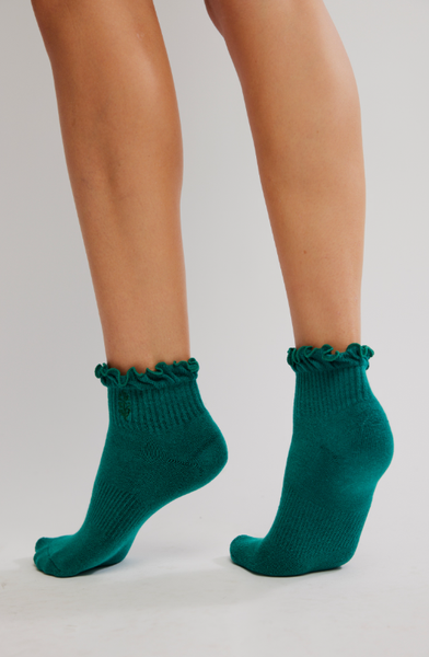 靴 Natalie frill mule high 36 Movement Classic Ruffle Socks - Midnight Jade – Firefly Boutique