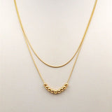 Effortless Charm Ball Layer Necklace