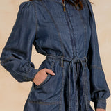 Navy Wash Tessa Denim Romper